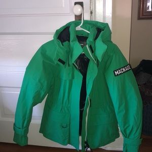 Green Mackage jacket, size small